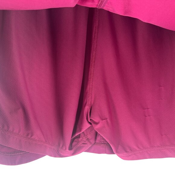 Duluth Trading Co Womens 24W Skort Dry On The Fly Nylon Magenta Plum Pockets - Picture 3 of 6